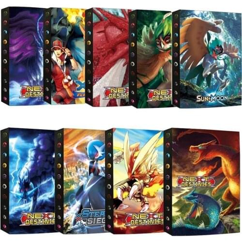 New Large Capacity Card Album Book For Pokemon Top Loaded List Playing Cards Holder Pokemon 432 Cards Album Toys Birthday Gift