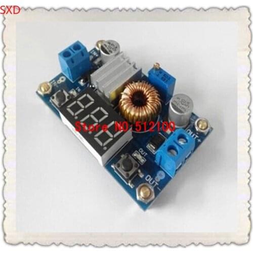 Free Shipping 10PCS XL4015 5A 75W Converter Adjustable Step-Down Module 4.0-38V to 1.25V-36V Adjustable Power Supply LM2596