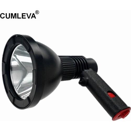 12V Professional LED Emergency Light Powerful XML2 T6 10W Super Spot Beam Lamp Portable Spotlight for Hunting Repairing Fishing