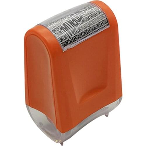 Roller Identity Theft Protection Stamp for Guarding Your ID Privacy Confidential Data DO