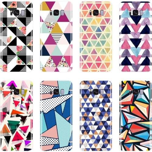 Phone Case Silicone For Samsung Galaxy Note 4 5 8 9 Geometric Flower Cool Soft Back Cover For Samsung S8 S9 Plus S5 S6 S7 Edge