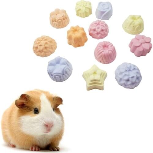 Cute Design Hamster Molar Stone Small Pet Chew Toy Teeth Grinding Block Calcium Stone for Hamster Rabbit Teeth Hamster Pumice St