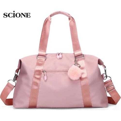 Sport Bag Gym Fitness Yoga Waterproof Nylon Travel Handbags Shoulder Luggage Storage Trip Crossbody Trolley Case Bags X228A