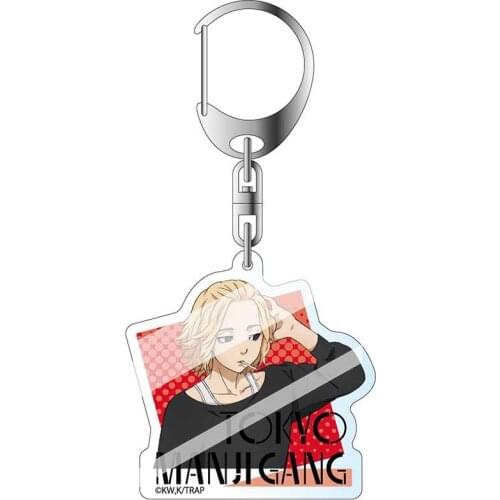 Tokyo Revengers Anime Cosplay Keychain Manjiro Ken Takemichi Hinata Atsushi Chibi Kawaii Bag Pendant Fans Collection Props