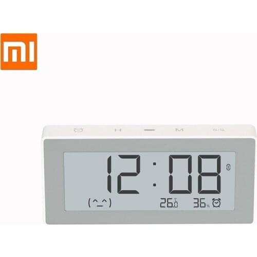 Xiaomi Smart Clock Thermometer Hygrometer Smart Electric Digital Bluetooth alarm Clock timer