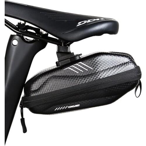 Bike Bicycle Cycling Bag Front Tube mountain bike Saddle Bag Rainproof Waterproof Accessories Bicycle Bags Panniers Black