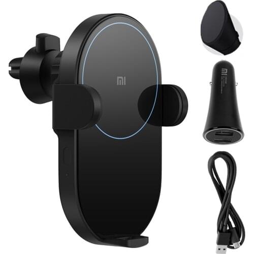Xiaomi Mi 20W/10W Wireless Car Charger Auto Pinch with Intelligent Infrared Sensor Fast Charging Car Phone Holder for iPhone 11