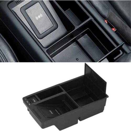 15W Car Wireless Charger QI Fast Charging Armrest Box Phone Holder fit for A4 RS4 S4 A4L A5 RS5 S5 Car accessories