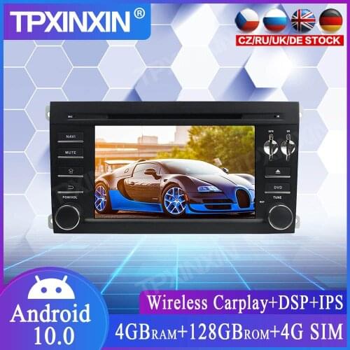 4+128GB Android 10.0 For Porsche Cayenne 2003-2010 Car GPS Navigation Car Multimedia Player Auto Radio Tape Recorder Stereo Head