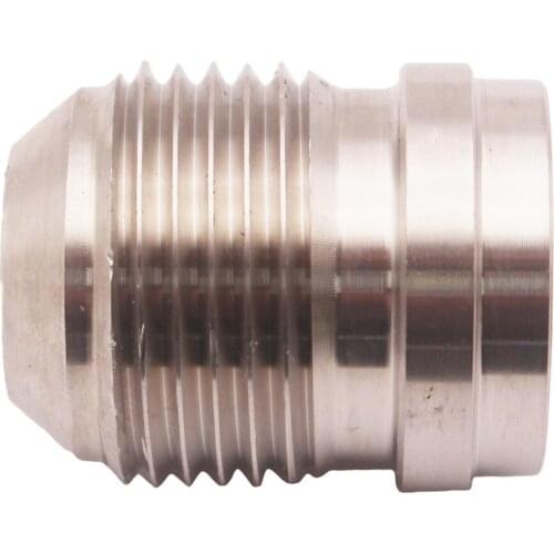 8AN Weld Fitting Male Weld On Fitting Bung Nut Billet 304 Stainless Steel