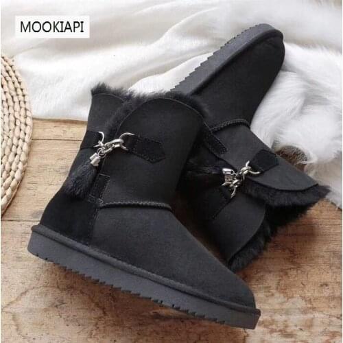 Australias top quality womens boots in 2019, real sheepskin, 100% natural wool, the latest womens shoes in the tube, free