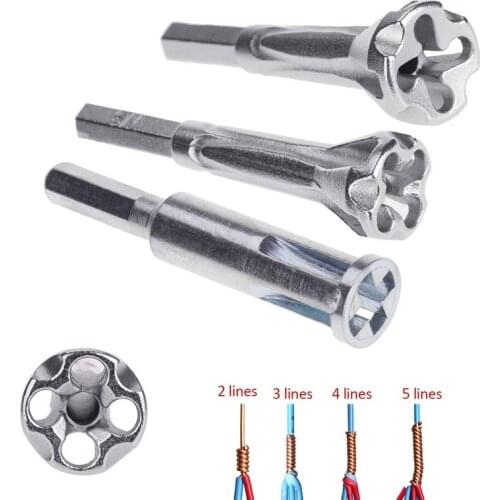 Vastar Electrical Twist Wire Tool 2~5 Hole Electrician Universal Automatic Twisting Wire Stripping Doubling Machine Connector