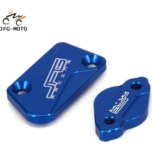 Motorcycle CNC Front And Rear Brake Reservoir Covers For YAMAHA YZ125/250 YZ250F YZ426F/450F YZ125X/250X YZ250FX WR250F WR450F