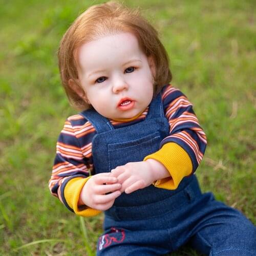 Hoomai 20" Boy Liam Reborn Baby Boy Doll Soft Silicone Vinyl Dolls Toy for Child Birthday Reborn Baby Doll