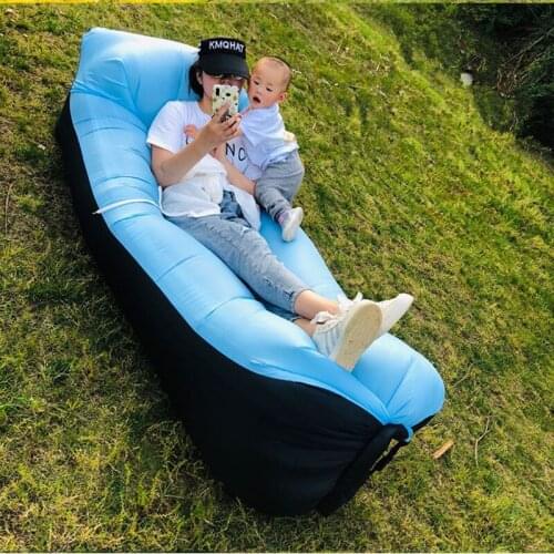 Lazy Inflatable Sofa Camping Bag Ultra Light Sleeping Bag Cushion Fast Inflatable Sofa Recliner Trendy Products
