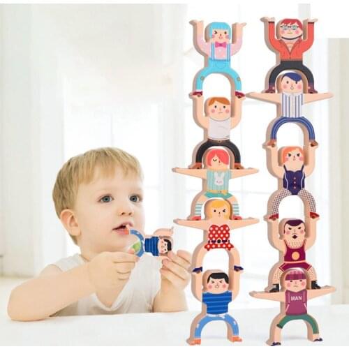 Multiplayer Cartoon Hercules Building Blocks Parent-child Interactive Toy Stacking High Game Balance Plastic Blocks HC0045