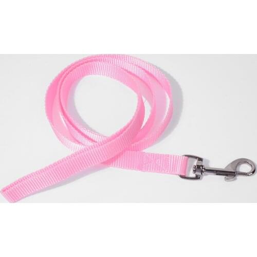 200pcs/lot Width 1.5cm Long 120cm Nylon Dog Leashes Pet Puppy Training Straps Black/Blue Dogs Lead Rope Belt Leash #3869552