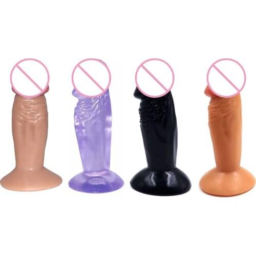 Realistic Dildo Skin Feeling Soft PVC Penis Vibrator Faloimetor Cock Sex Toys for Women Strapon Masturbator Anal Plug Adult Shop