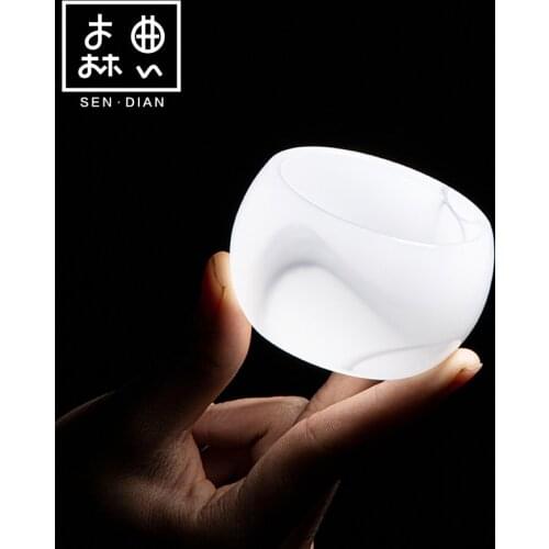 SENDIAN Japanese Style Crystal Cup Exquisite Small Handmade Tea Cup 2021 New Hot Sale Office And Home Tea Set Accessories