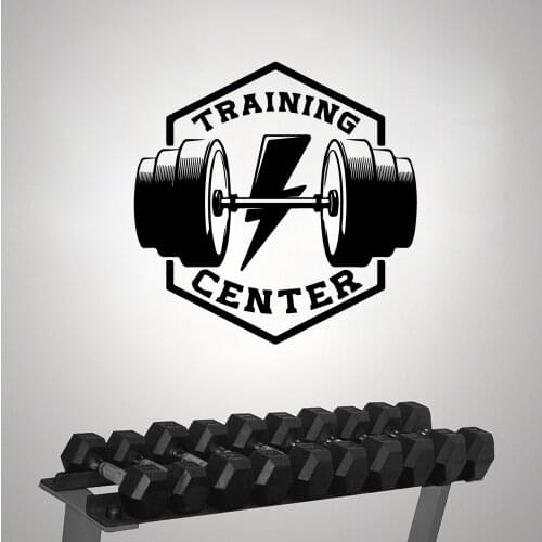 GYM Wall Sticker Removable Wall Stickers Diy Wallpaper For Kids Room Living Room Home Decor Diy Pvc Home Decoration Accessories