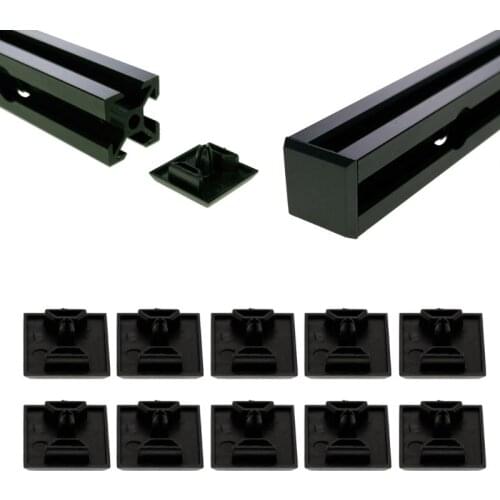 10pcs Aluminum Profile End Cap 2020 Plastic End Cap Cover Plate for EU Profile