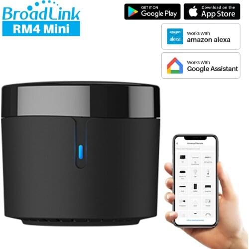 Broadlink RM4 Mini HTS2 BestCon RM4C Mini 4G WiFi IR Universal Remote Control Smart Home Automation Works With Alexa Google Home