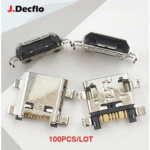 100pcs Charger Micro USB Charging Port Dock Connector Socket For Samsung J5 Prime On5 G5700 J7 Prime On7 G6100 J2 Prime G532
