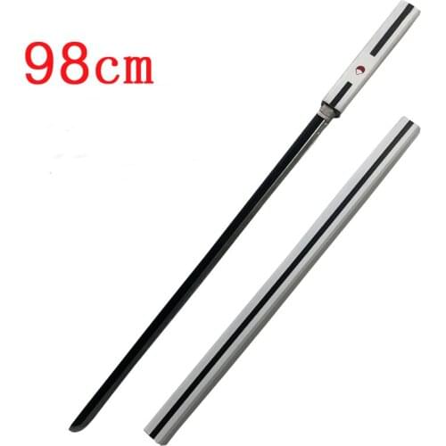 1:1 Anime Katana Black white Kusanagi sword plover blade Weapon Prop Role Play Yamato Tateru Weapon PU Model Toy Prop cosplay