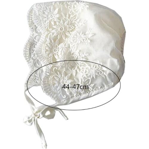 1Pc Baby Girl Lace Cotton Hat Toddlers Sun Protection Breathable Suck Sweat Cotton Summer Bonnet Sunhats for Toddlers