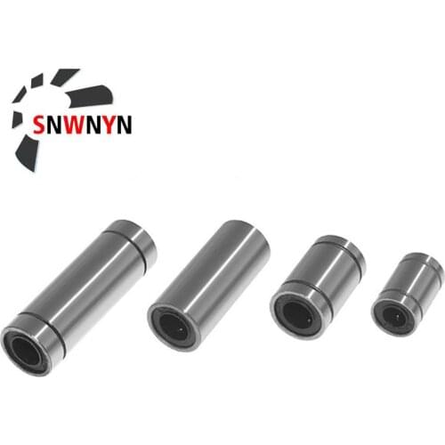 12pcs/Lot LM8UU Linear Bearings LM10UU LM12UU LM16UU Linear Bushing 8mm For CNC Rod Linear Rail Shaft Aluminum Parts