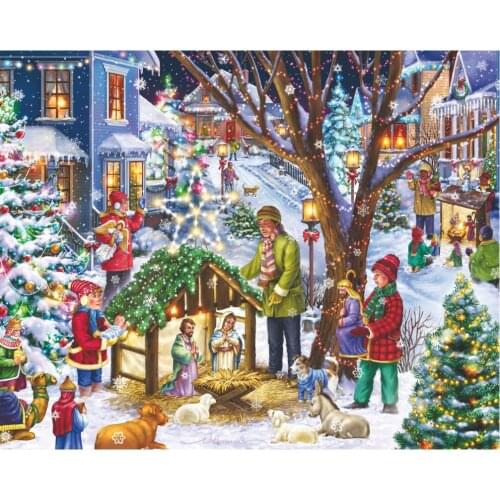 5D Diamond embroidery Christmas prayer Rhinestone painting crystal kits Home Decor DIY Diamond painting cross stitch pattern