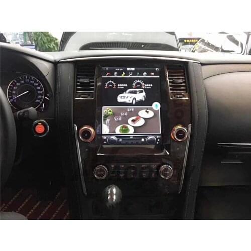 CAR RADIO multimedia player For-Nissan Patrol 2016-2019 car stereo autoradio DVD player Tesla vertical screen GPS navi