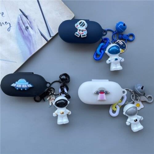 Cartoon Astronaut Case For OnePlus Buds Z TWS Wireless Earphone Case Full Case Cover Silicone Protective Shell