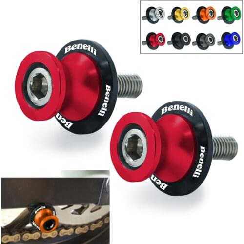 For BENELLI TNT 125 135 TNT125 TNT135 NT 125 300 302 600 Leoncino 500 BN 600i 302 TRK502X CNC Swingarm Spools Slider Stand Screw