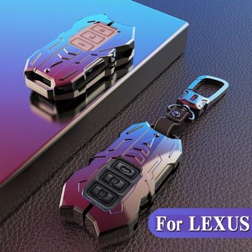 For Lexus rx200t is CT GS nx200 ES250 es300h Hight quality Galvanized Alloy Leather splicing Car Key Cover Case 2 3 Buttons Key