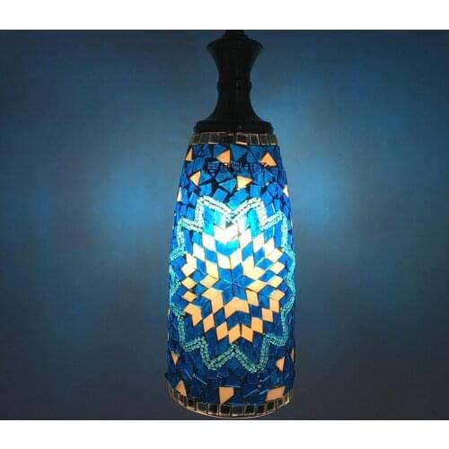 E27 Newest stytle Turkey ethnic customs handmade lamp romantic cafe restaurant bar tree Pendant light bar Mosaic Pendant lamp