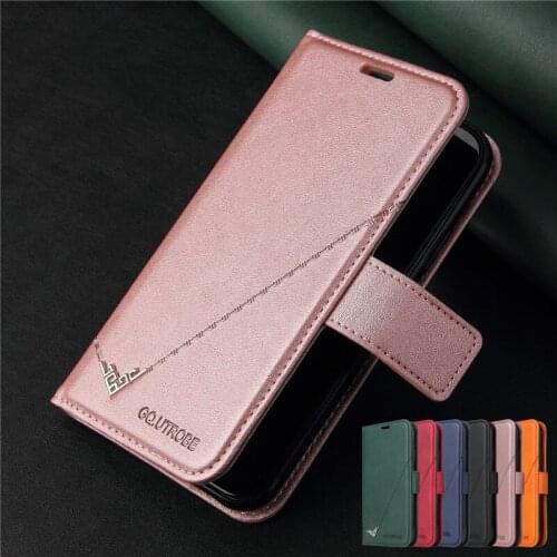 Flip Phone Cover For Samsung Galaxy A21s A 21s A217 Case For Samsung A21 A 21 A215 Necklace Magnetic Leather Wallet Bags