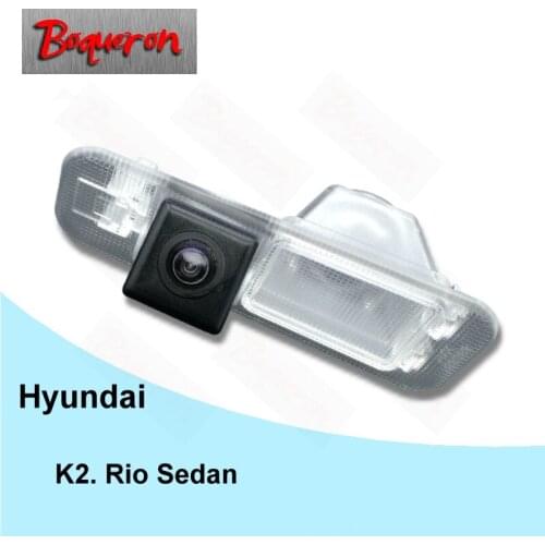 BOQUERON for Kia K2 Rio Sedan HD CCD Night Vision Reverse Parking Backup Camera Car Rear View Camera NTSC PAL