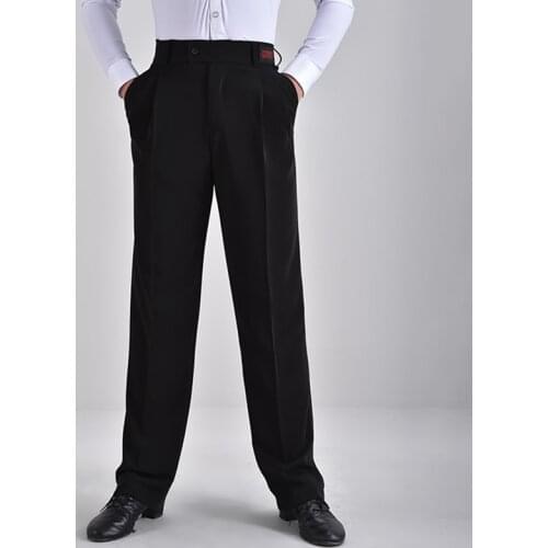 Latin Pants MenS Ballroom Dance Dance Pants Black Trousers Dance Pants Modern Dance Pants Latin Dance Practice Clothes DQS6530