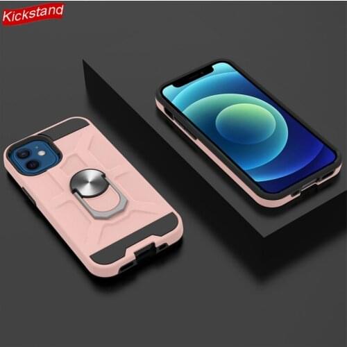 Kickstand Support Magnetic Car Bracket Case for Xiaomi 10T Pro 10T Lite 5G POCO X3 NFC M3 Hybrid Dual Layer Sturdy Armor Cover