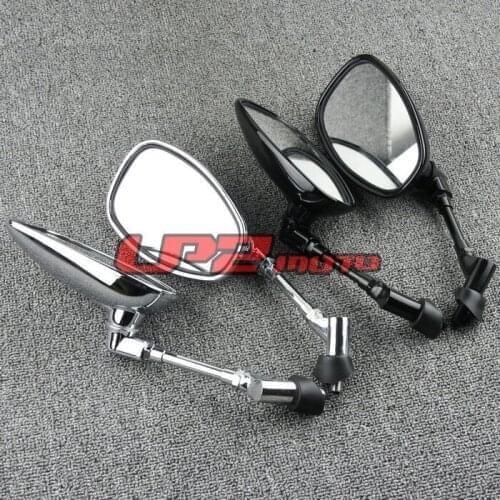 Motorcycle Side Mirrors Rearview For Yamaha DragStar VStar XVS125 250 400 650 950 1100 1300