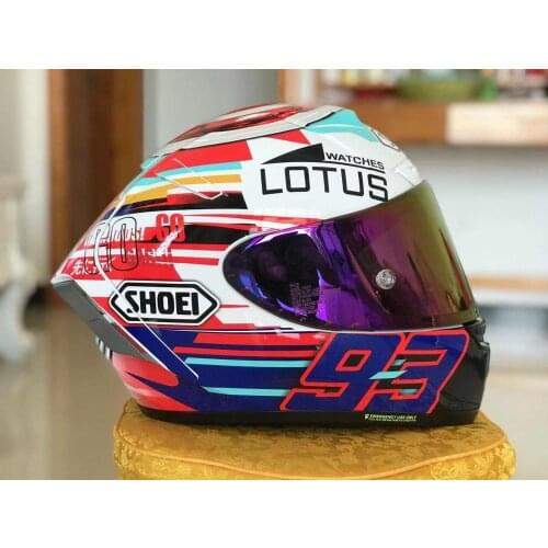 Full Face Motorcycle helmet X14 93 Marquez LOTUS Helmet black ant Riding Motocross Racing Motobike Helmet