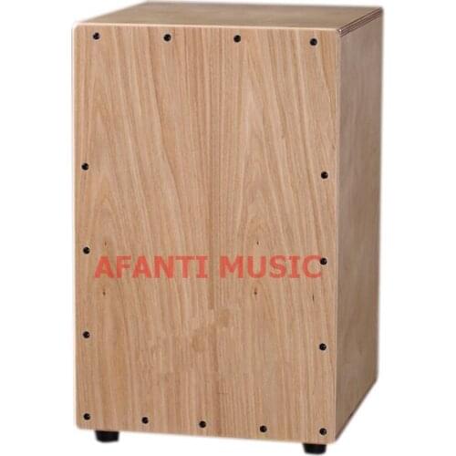 Afanti Music Ash Wood / Birch Wood / Natuial Cajon Drum (KHG-227)