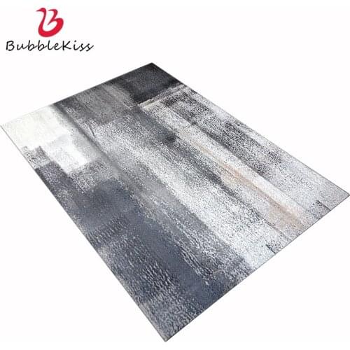 Bubble Kiss Fashion Carpets For Living Room Modern Abstract Chinese Ink Black Gray Area Rugs For Bedroom Decor Customized Rugs