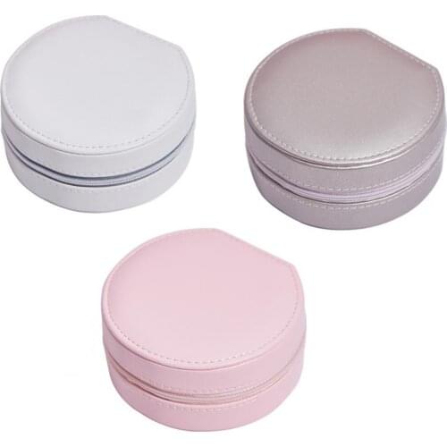 2021 Jewelry Organizer Display Travel Jewelry Case Boxes Travel Portable Jewelry Box Leather Storage Organizer Earring Holder