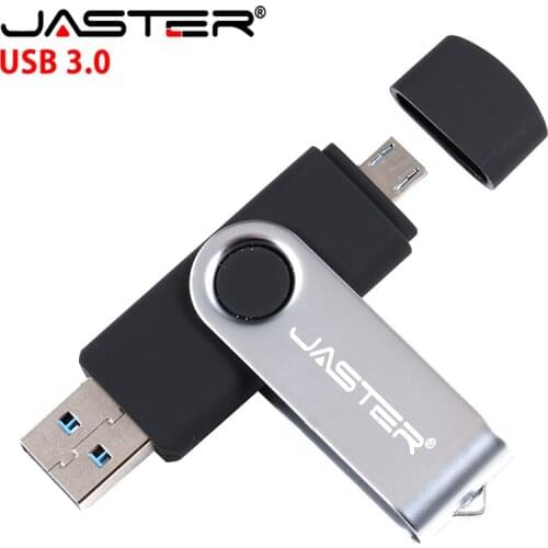 JASTER Original D103 OTG USB 3.0 Flash Drive 128GB 64GB 32GB 16GB 8GB Pen Drive USB 3.0 pendrive for Android/PC with package