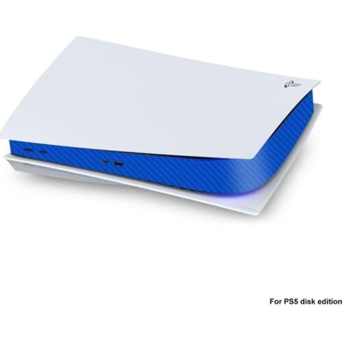 Suitable For PS5 Disc Version Carbon Fiber Skin Sticker Decal Protective Cover Suitable For PlayStation 5 Console Central Skin