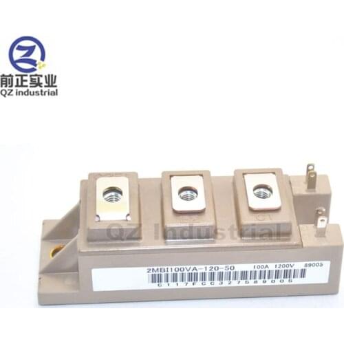 QZ industrial new and high quality stock 100A 1200V N-Channel IGBT power Module 2MBI100VA-120-50