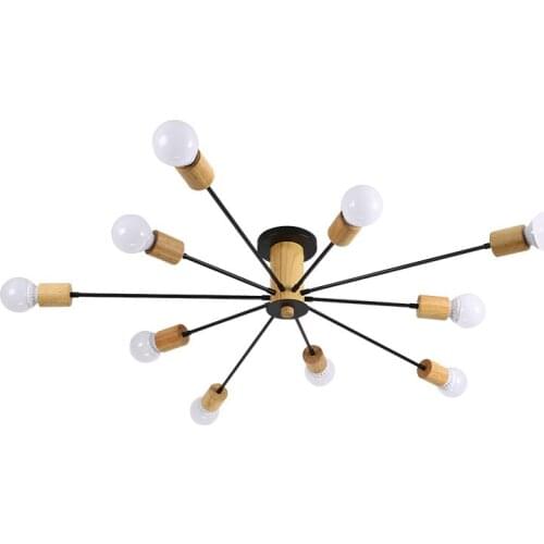 Nordic LED Pendant Lights Dining Room Pendant Lamp Modern Colorful Restaurant Kitchen Coffee Bedroom Loft Hanglamp Wood E27 220V