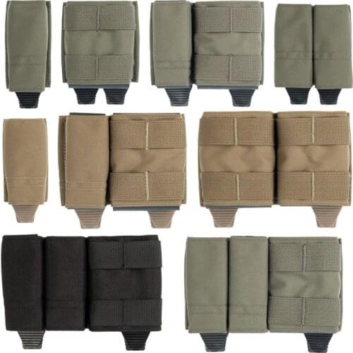 Tactical Outdoor Hunting Airsoft Equipment 556 Single Magazine Pouch 9mm Double Mags Pouch